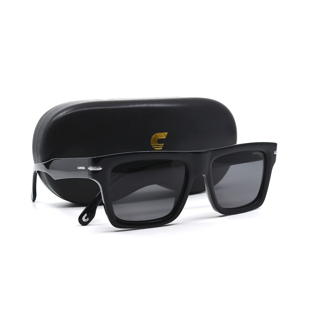 BRAND NEW CARRERA 305/S 807 BLACK GREY POLARIZED SUNGLASSES - Picture 9 of 10